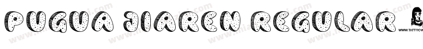 Pugua Jiaren Regular字体转换